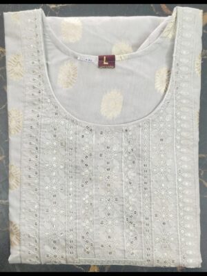 Elegant Georgette Salwar Suit with Heavy Embroidery and Dupatta
