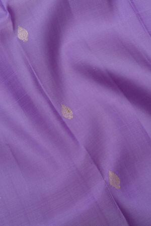 lavender pure silk saree with delicate zari embroidery