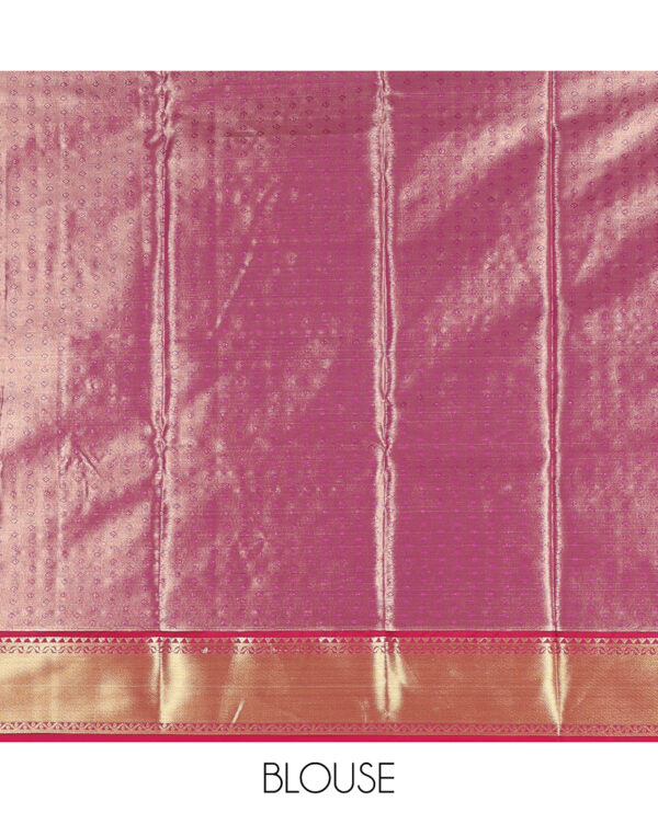 purple double toned jacquard saree with contrast zari border and jaal pallu